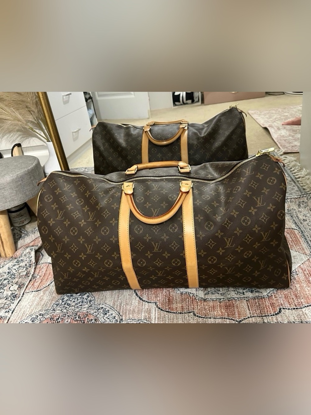 LV Monogram Keepall 50 Duffle Bag!
